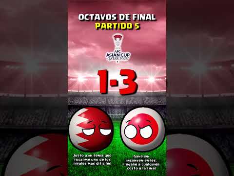 OCTAVOS DE FINAL DIA 4 | COPA ASIÁTICA 2023 countryballs