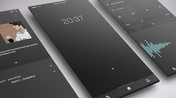 Minimal Klwp Theme "Black Style XIU for Klwp Pro"