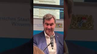 Ministerpräsident Markus Söder @ Eröffnung der Archäologischen Staatssammlung München am 15.04.2024