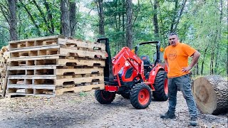 Firewood Storage  DIY Pallet Tote