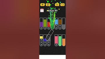 Water sort color puzzle game level 197 solution