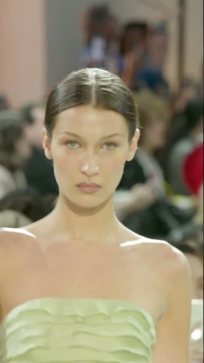 Bella Hadid walks for Alexandre Vauthier