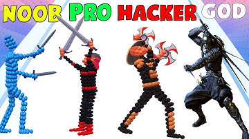 NOOB vs PRO vs HACKER vs GOD in Angle Fight 3D