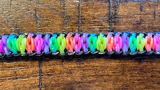Rainbow Loom - “Oracle” Bracelet Tutorial (Hook Only, Original Design)