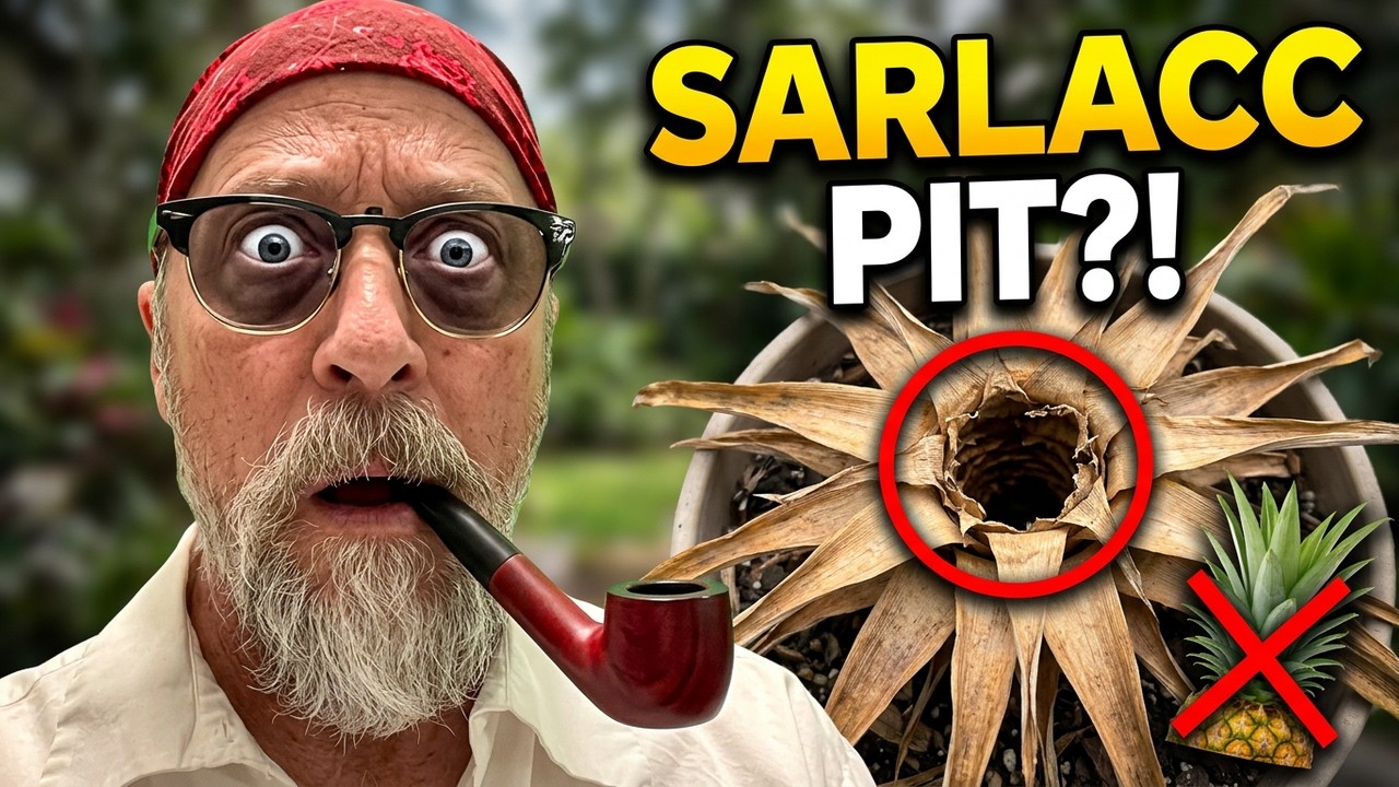 Pineapple Growing Fail in Florida Turned Into a Sarlacc Pit
