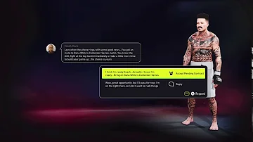 Justin Villante - New contract earned! - UFC 4 - the journey of Justin Villante