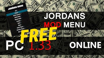 GTA V 1.33 - JORDANS MOD MENU - ONLINE (Free Download)