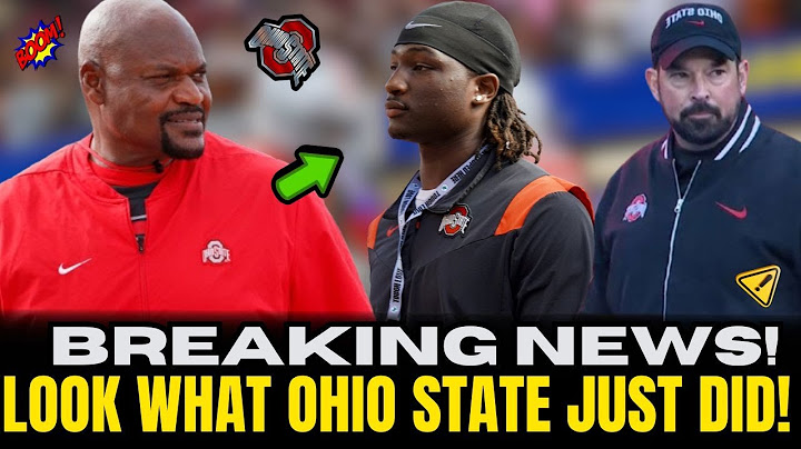 IT'S OFFICIAL!OHIO STATE DELIVERS A HEAVY BLOW TO THE MARKET/AND THE DEFENSIVE SYSTEM AND!OHIO STATE