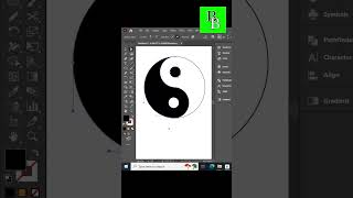 Ninja Logo design tutorial | adobe illustrator tutorial #graphicdesign #shortsvideo
