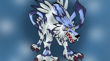 DIGIMON STORY CYBER SLEUTH Gabumon Digivolve To Garurumon