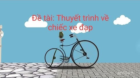 Bài văn thuyết minh về chiếc xe đạp điện