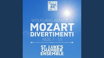 Divertimento No. 14 in B-Flat Major, K. 270: IV. Presto