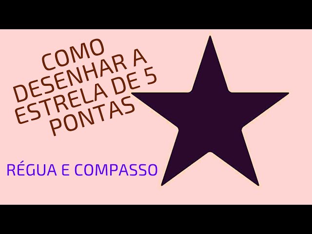 Como desenhar uma estrela usando 5 métodos simples e fáceis