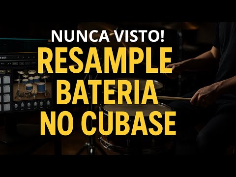 TRUQUE ESCONDIDO do Groove Agent RESAMPLER DE BATERIA no Cubase (NUNCA VISTO!)