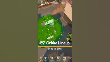 Master Bind A Site with this Gekko lineup #valorant #valorantlineups #lineupguru #shorts #gekko