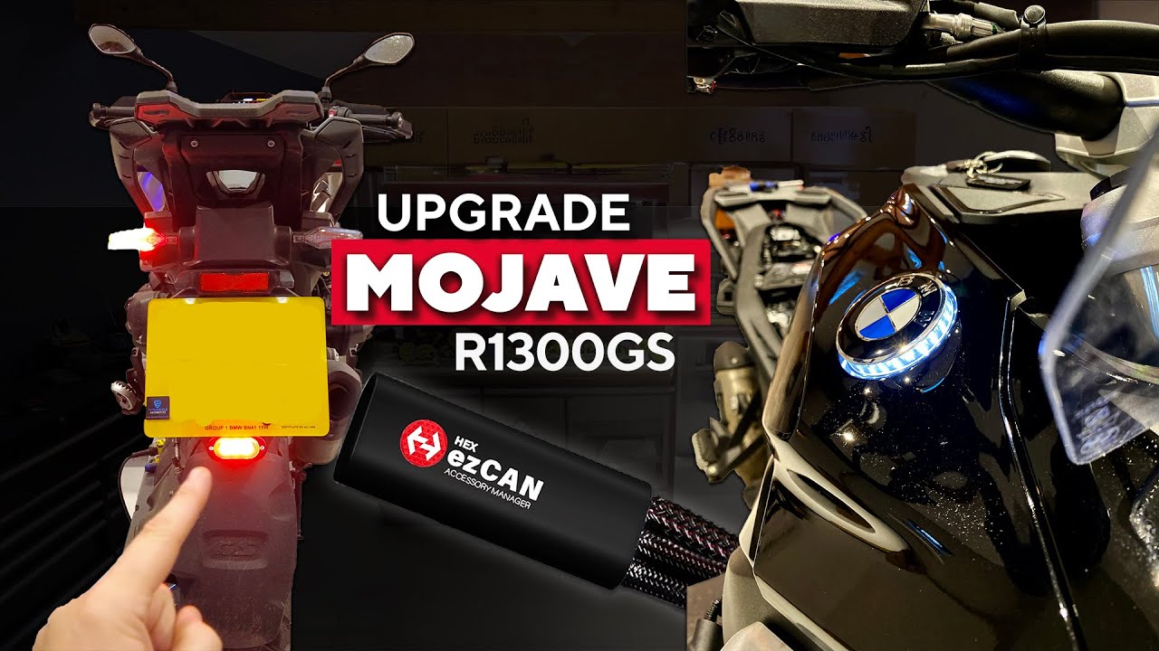 Upgrade Your BMW R1300GS: Introducing Hex Ezcan Mojave - YouTube