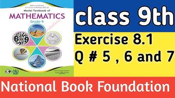 Class 9 Maths Chapter 8 Exercise 8.1 Question 5, 6 and 7 | Ex 8.1 Class 9 | 8.1 Maths Class 9 | NBF