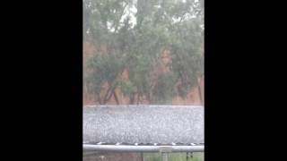 Hail storm in Hoffman estates IL