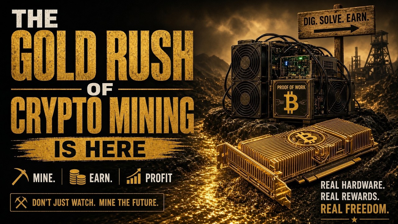 The Crypto Mining GOLD RUSH is here.