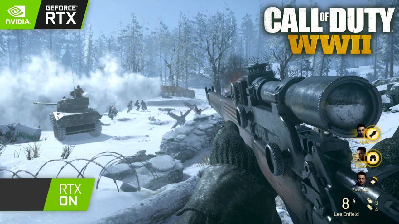 Sniping in COD, So Satisfying | Call of Duty: WWII Battle of Bulge ...