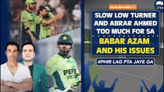 SLOW LOW TURNER AND ABRAR TOO MUCH FOR SOUTH AFRICA