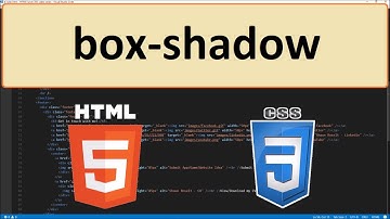 HTML5 and CSS3: 24 - Box-Shadow