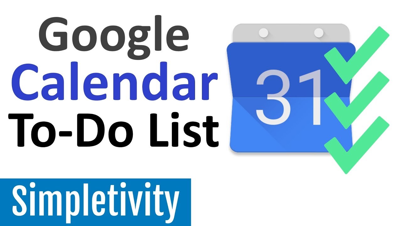 løst afslappet Moralsk How to Use Google Calendar as a To-Do List (Tips & Tricks) - YouTube