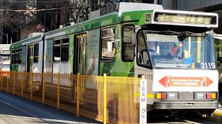 B2 Class Tram 2115 from Anzac Station to Flagstaff 
