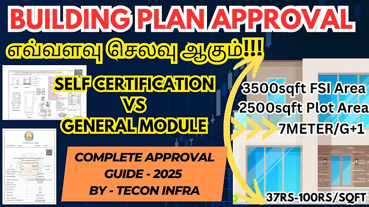 Building plan approval process in Tamilnadu | How to get approval online 2015 | Self certification