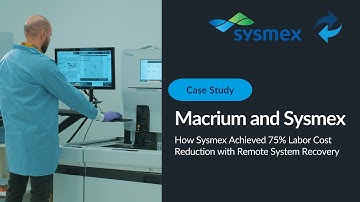Sysmex Reduces Labor Costs by 75% with Macrium Backup and Recovery | Healthcare OEM Case Study