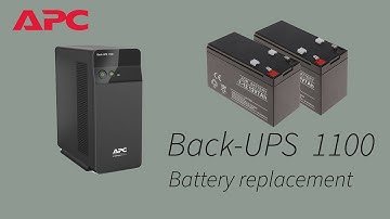 apc back ups 1100 battery replacement