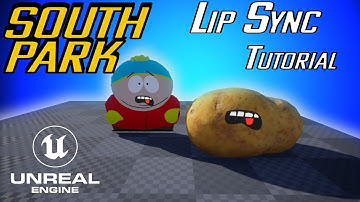 South Park Lip Sync in Unreal Engine - Procedural facial animation for 2D characters - Tutorial