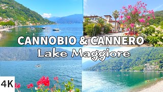 Cannobio Cannero Lake Maggiore Italy 4K