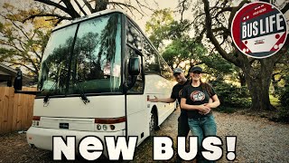 We Bought a 45’ Van Hool Charter Bus to Convert into a New Home on Wheels!