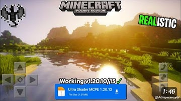 Minecraft PE 1.20+ Best Ultra Realistic RENDER DRAGON Shader for Mcpe 1.20 | RTX Mcpe Shaders 1.20