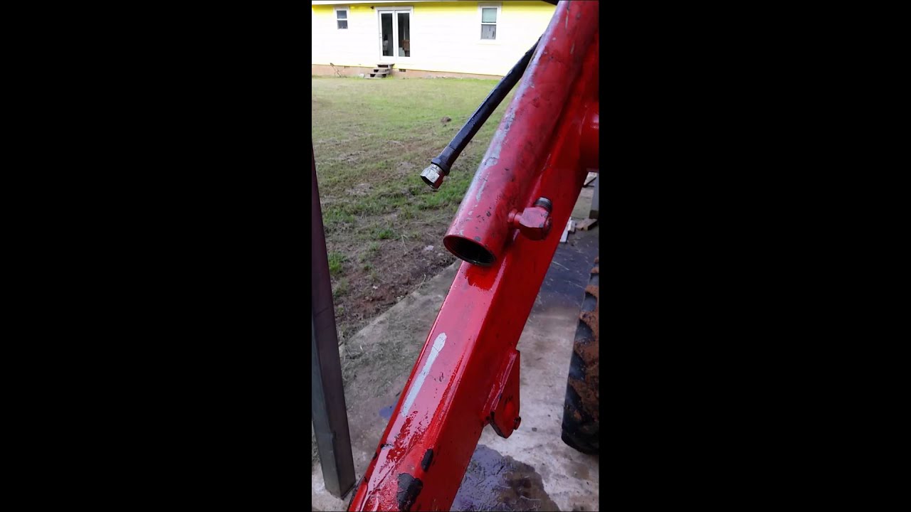 Kubota hydraulic cylinder won't retract YouTube