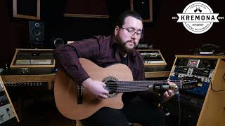 Kremona Guitars | Fiesta F65CW-7S VE | Nicholas Adams Performs &quot;I&#39;ll be home for Christmas&quot;