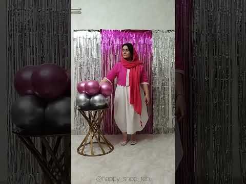 بادکنک آرایی ساده بادکنک  بادکنک آرایی تولد پسرانه ترفند تم تم تولد دخترونه ایده