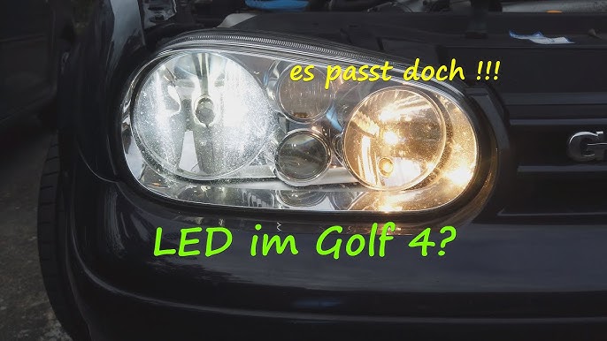 Golf 4 LED Kennzeichenbeleuchtung umbau / tausch 
