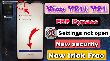 Vivo Y21 Frp Bypass Settings Not open Android 14| Vivo Y21 (V2111) Google Account Bypass Without Pc
