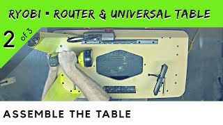 Welcome back to part 2, where we get down business! in this video
we'll assemble the a25rt02(g) ryobi router table following owners
manual. also...