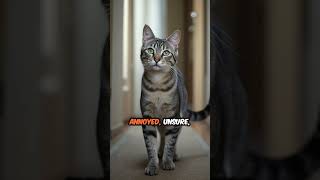 Watch your cat's ears today: forward means curious and relaxed, sideways means uncomfortable, bac...