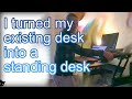Standing Desk - Setting up the VariDesk Height-Adjustable Standing Desk