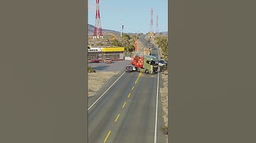 Realistic Highway Car Crashes #22