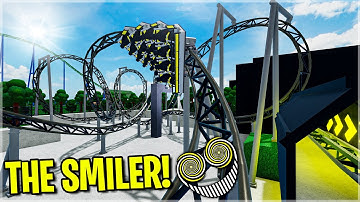 THE SMILER! Recreated in Theme Park Tycoon 2!