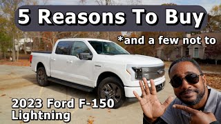 5 Reasons To Buy This EV (and a few not to) - 2023 Ford F-150 Lightning Review by AutoAcademics 899 views 5 months ago 7 minutes, 3 seconds