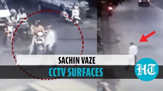 Watch: CCTV shows Sachin Vaze going to train station day before Mansukh's death