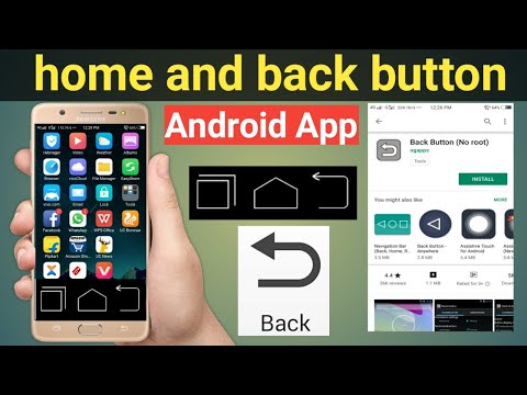 Android mobile phone / back & home button App download teach not work