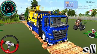 Offroad Cargo Truck Simulator 3d - DRIVE HINO 500 SELF LOADER TRUCK OFFROAD GAME - Android GamePlay screenshot 1
