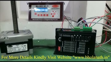 BHOLANATH NEMA34 LINEAR ACTUATOR STEPPER MOTOR Model No:-BH86SH65-6004LA(M14X2)-34Kgcm-HINDI VER